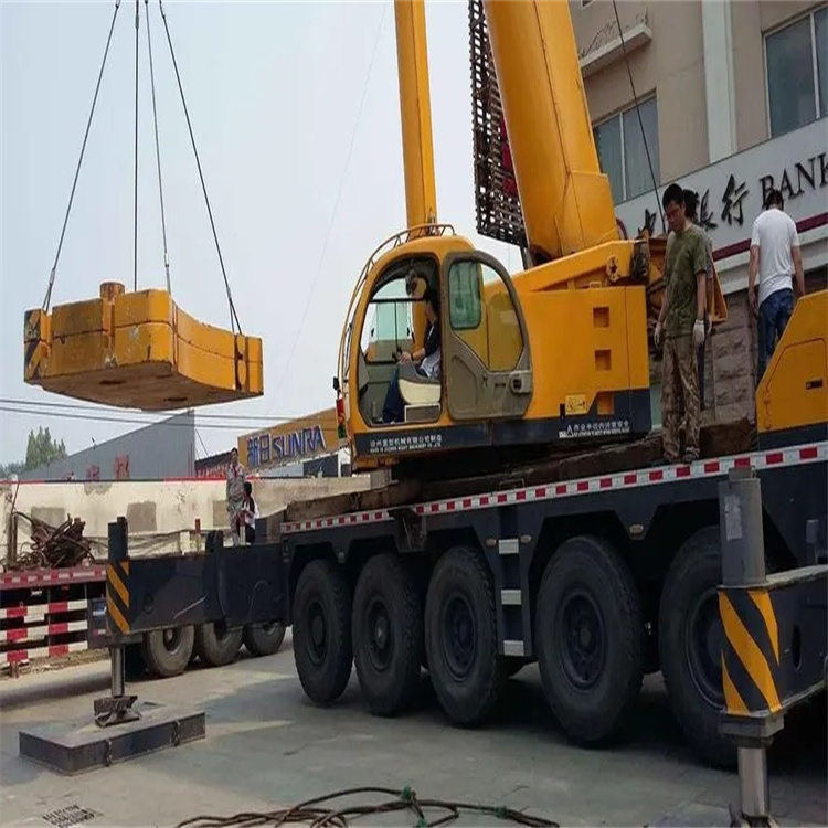 清流县当地吊车出租|机器吊装|75吨|工厂搬迁服务